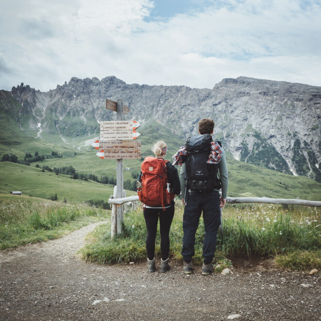 Hüttenwanderung Panoramablick