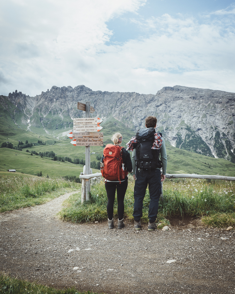 Hüttenwanderung Dolomiten